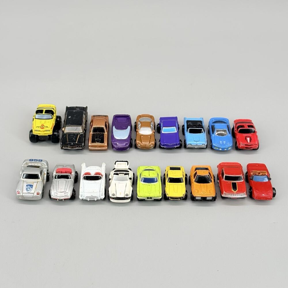 Vintage 1980s 90s Galoob China Somo LGTI Micro Machines Sports Cars Lot of 18